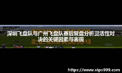 深圳飞盘队与广州飞盘队赛后复盘分析灵活性对决的关键因素与表现