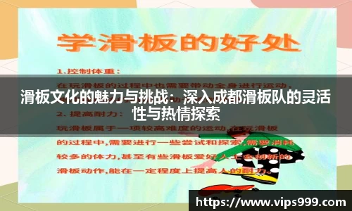 滑板文化的魅力与挑战：深入成都滑板队的灵活性与热情探索